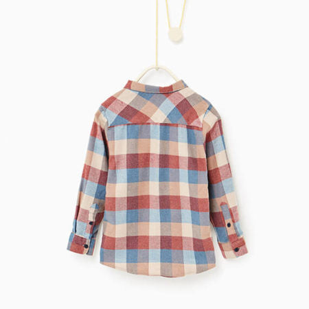 Multicolored checked shirt